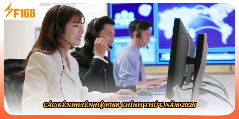 Các kênh liên hệ F168 chính thức năm 2026