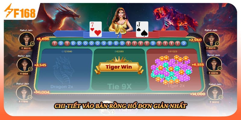 Chi tiết vào bàn rồng hổ đơn giản nhất