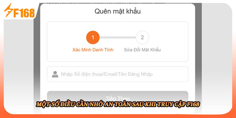 Một số yêu cầu cần chuẩn bị trước khi vào hệ thống F168