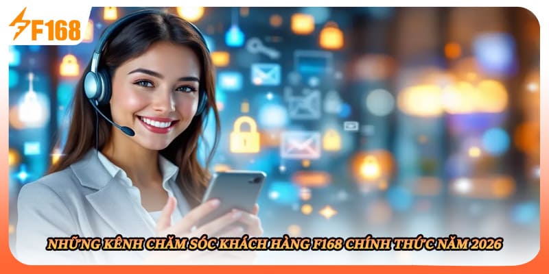 Những kênh chăm sóc khách hàng F168 chính thức năm 2026